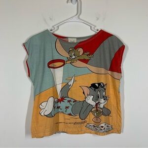 VTG Tom & Jerry Caro Amorso Crop Top SEE MEASUREMENTS
